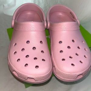 Pink unisex, classic clogs women’s size 8 men’s size 6